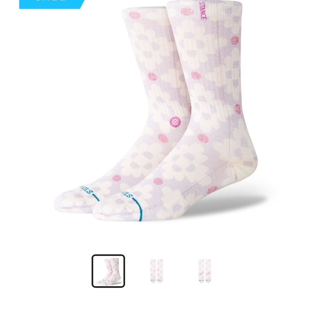 Stance BUTTERBLEND Casual Socks with Floral Design